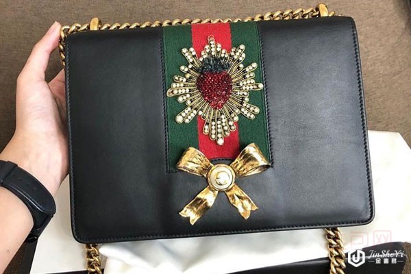 古驰限量草莓链条包 古驰限量草莓链条包