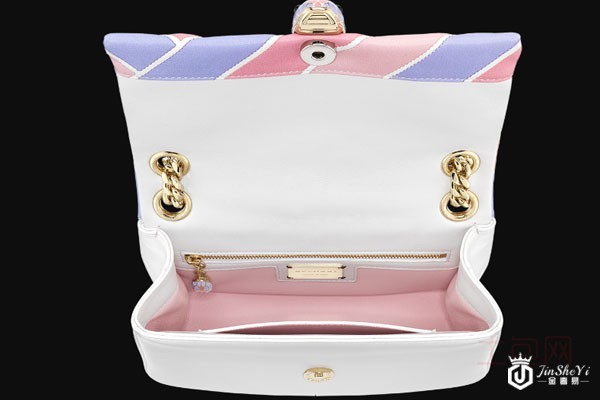 宝格丽七夕糖果色限定款包包内部实拍