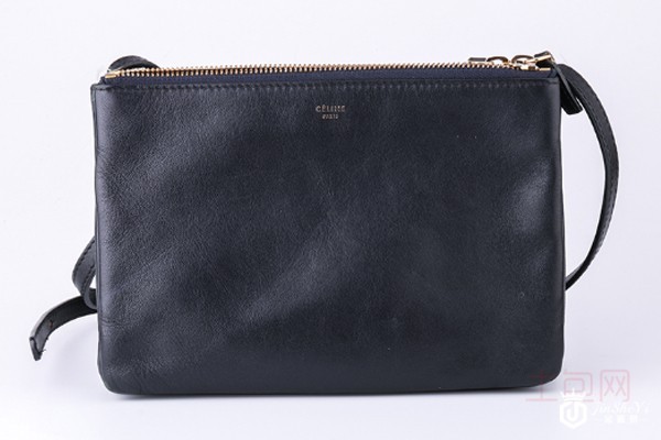 黑色赛琳信封包包正面展示 黑色赛琳信封包包正面展示