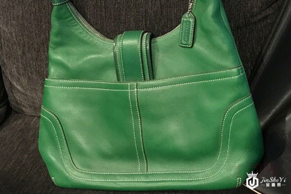 蔻驰绿牛皮秋千包(背面) 蔻驰绿牛皮秋千包(背面)