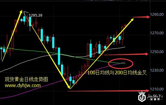 现货黄金日线走势图 现货黄金日线走势图
