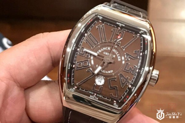 法穆兰MEN<i></i>'S COLLECTION咖啡色盘手表实拍