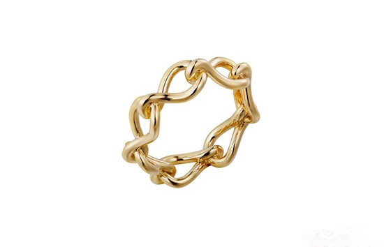 卡地亚三色金戒指回收