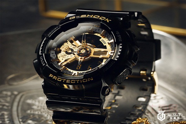 卡西欧g-shock漫威黑金防水男表展示图