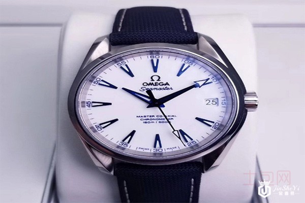 二手99新欧米茄男表海马系列男表正面实拍图