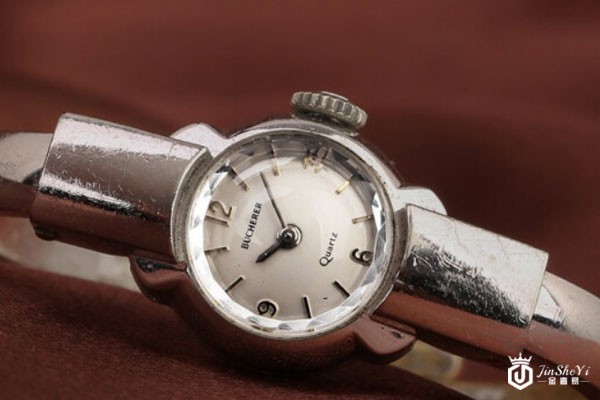 宝齐莱白盘银带手动机械手表实拍