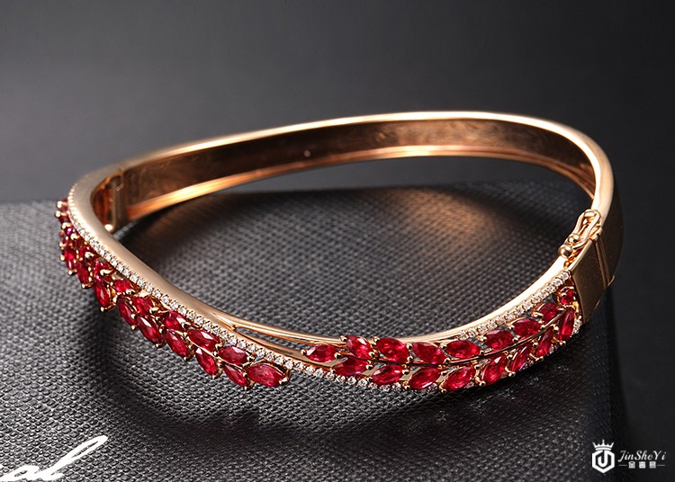 18k金的钻石手镯回收