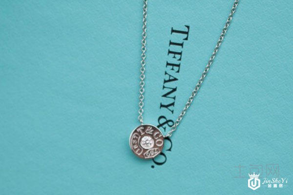 蒂芙尼1837系列圈形18k白金钻石项链实拍