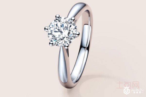 DR30分18k白金钻石戒指实拍