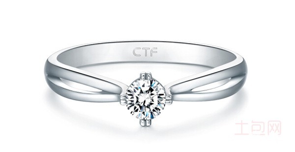 周大福钻戒展示图 周大福钻戒展示图