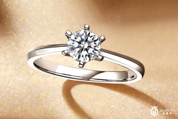 克徕帝50分铂金钻石戒指实拍 克徕帝50分铂金钻石戒指实拍