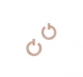 蒂芙尼TIFFANY T T1 开口式圈形耳环