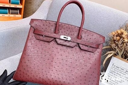 旧爱马仕鸵鸟皮拼色铂金包包哪里回收靠谱