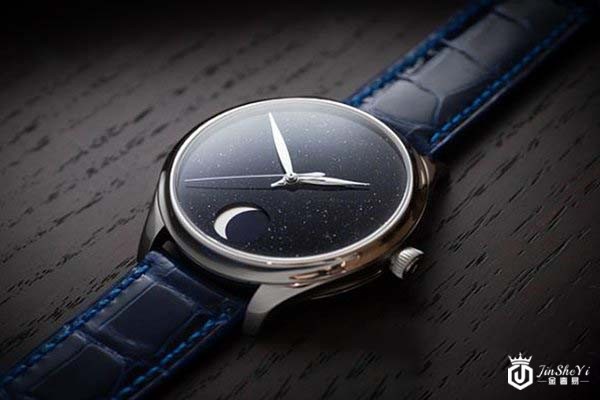 亨利慕时腕表勇创者恒动月相沙金腕表品鉴