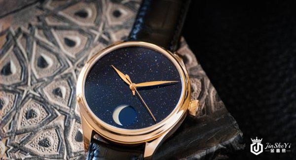 亨利慕时腕表勇创者恒动月相沙金腕表品鉴