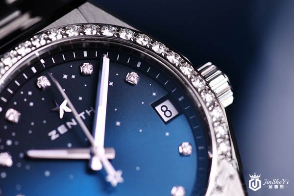 真力时全新女表系列表盘展示图