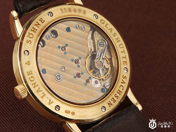 朗格235.021 1815系列手动机械腕表表盘背部展示 朗格235.021 1815系列手动机械腕表表盘背部展示