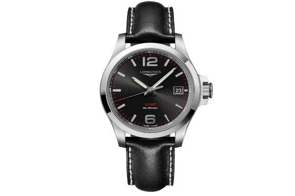 浪琴表41毫米康卡斯系列V.H.P.腕表（L3.716.4.56.2）展示图