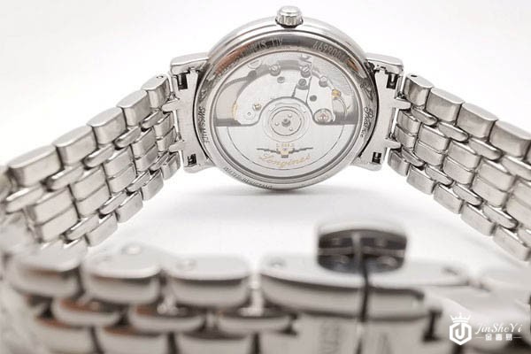 浪琴经典时尚瑰丽系列L4.821.4.11.6腕表表盘背部展示