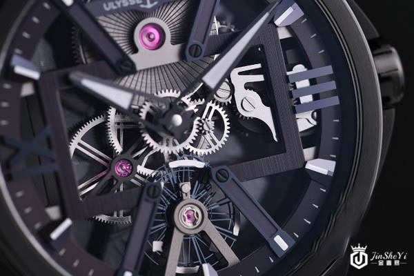 雅典表经理人系列3713-260/BLACK腕表表盘展示图