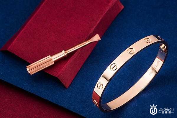 Cartier卡地亚手镯 Love系列18K玫瑰金/18k黄金