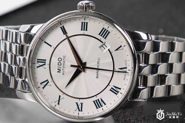 美度贝伦赛丽M8600自动机械男表表盘展示