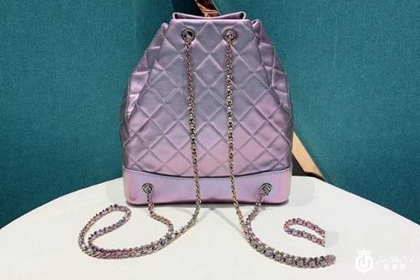 二手香奈儿人鱼姬女士流浪双肩包