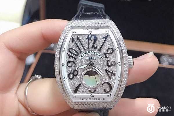 二手法穆兰V32满钻满天星自动机械手表