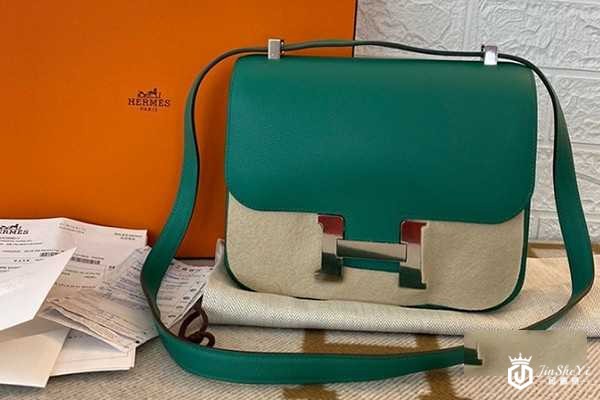 二手爱马仕康康24号单肩包