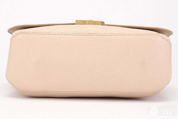 路易威登浅粉色皮质两用包