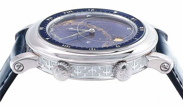 百达翡丽5102G男士自动机械腕表侧面