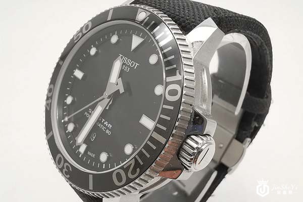 95新天梭海星系列T120.407.17.051.00腕表侧面图