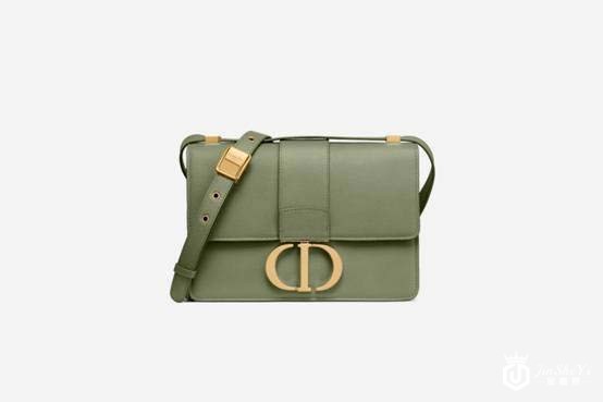 迪奥30MONTAIGNE绿色粒面牛皮革手袋 迪奥30MONTAIGNE绿色粒面牛皮革手袋