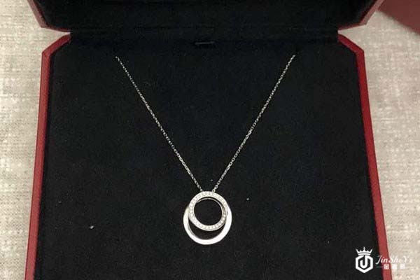 二手卡地亚铂金项链