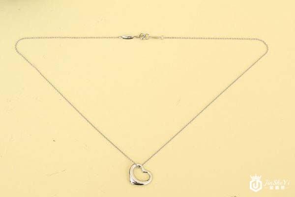 二手蒂芙尼Open Hea铂金项链