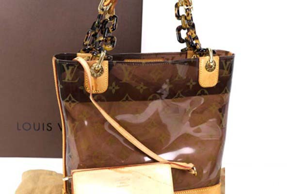 二手LV透明老花pua材质名包展示