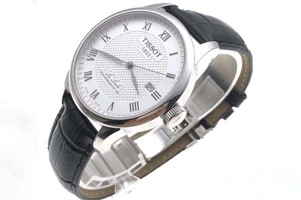 二手天梭经典力洛克系列自动机械男士手表