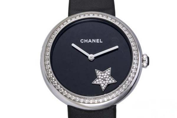 香奈儿18K金星星镶钻自动机械女表型号H2928