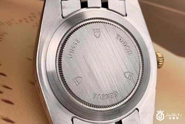 二手帝舵自动机械男士背面