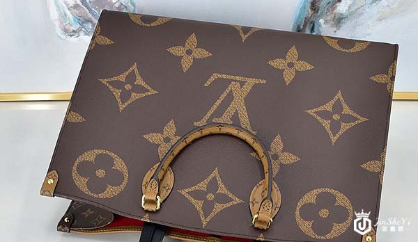 二手lv老花单肩手提包展示