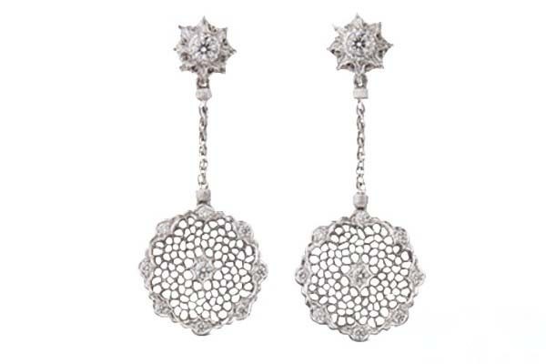 Buccellati布契拉提Tulle系列耳坠展示图 Buccellati布契拉提Tulle系列耳坠展示图
