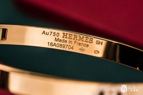 爱马仕玫瑰金猪鼻子手环奢侈品细节实拍 爱马仕玫瑰金猪鼻子手环奢侈品细节实拍