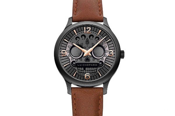 萧邦L.U.C Skull One时计腕表表盘展示图
