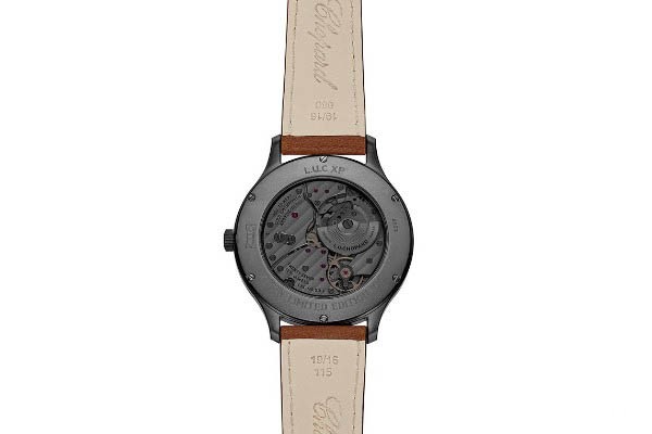 萧邦L.U.C Skull One时计腕表底部展示图