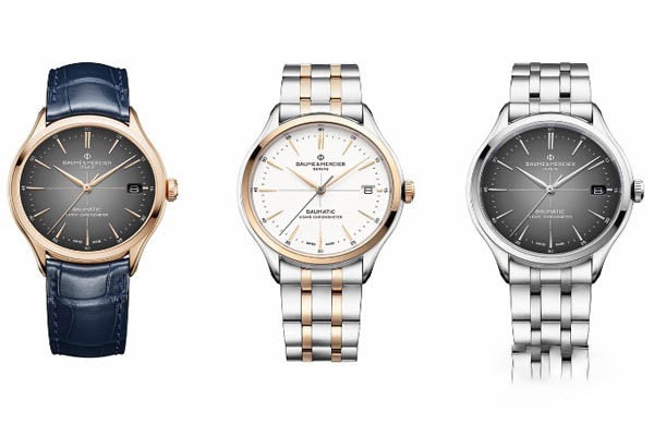 克里顿Baumatic日期显示COSC天文台表展示图 克里顿Baumatic日期显示COSC天文台表展示图