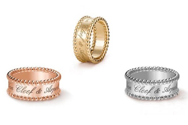 Van Cleef & Arpels梵克雅宝Perlée标志戒指展示图 Van Cleef & Arpels梵克雅宝Perlée标志戒指展示图