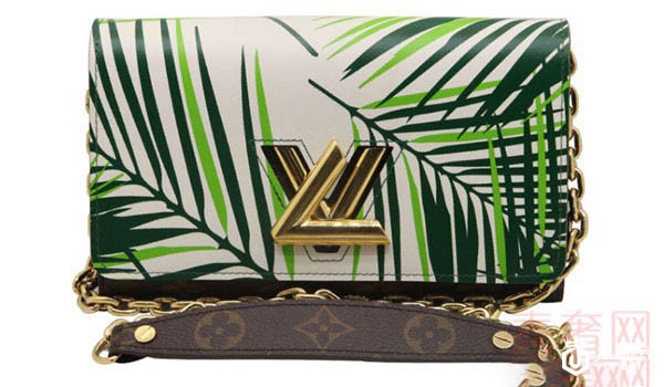 路易威登棕榈叶款链条包展示