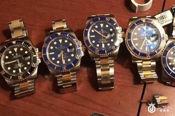 奢侈品劳力士手表展示图