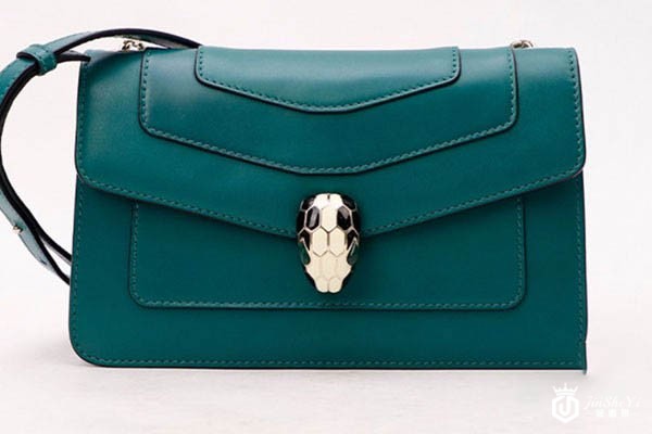 宝格丽绿色蛇头链条包HM3505展示