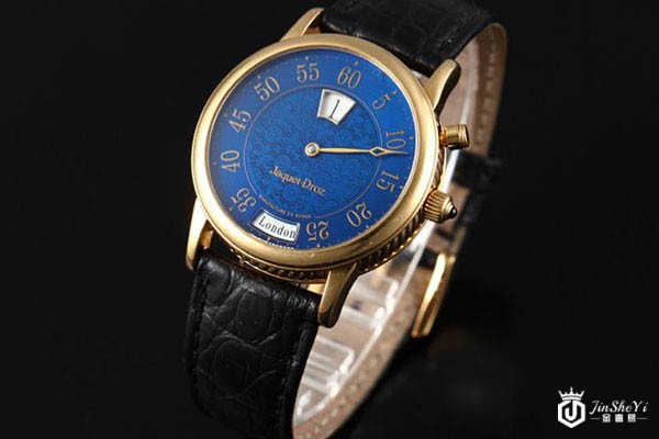 雅克德罗18K黄金机械腕表展示